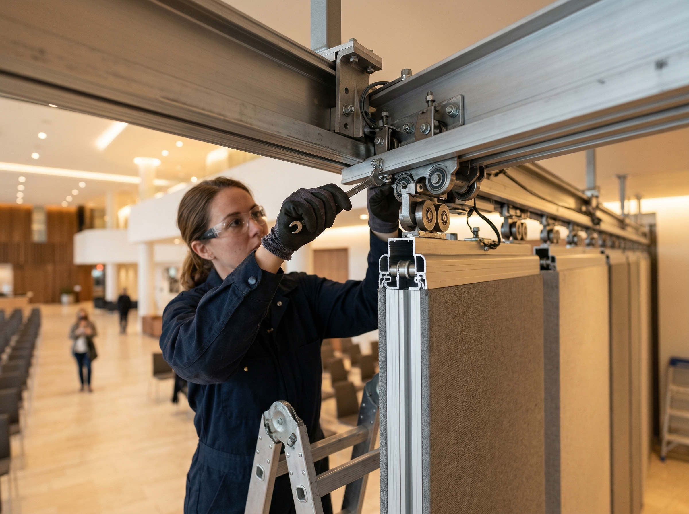ModernGlide servicing and maintenance for movable wall systems
