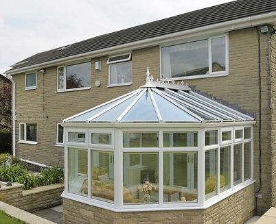 Ultra Frame conservatory roof - side view
