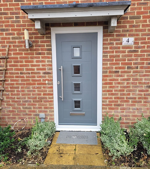 Stylish composite door designed using the Active Windows door designer tool