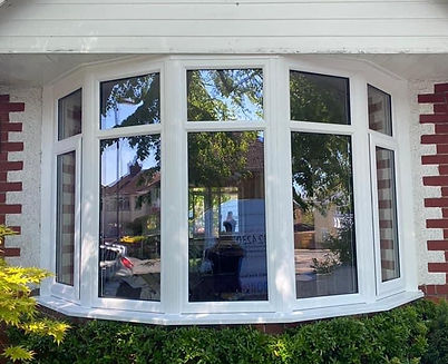 Double glazed casement windows installed on a residential property