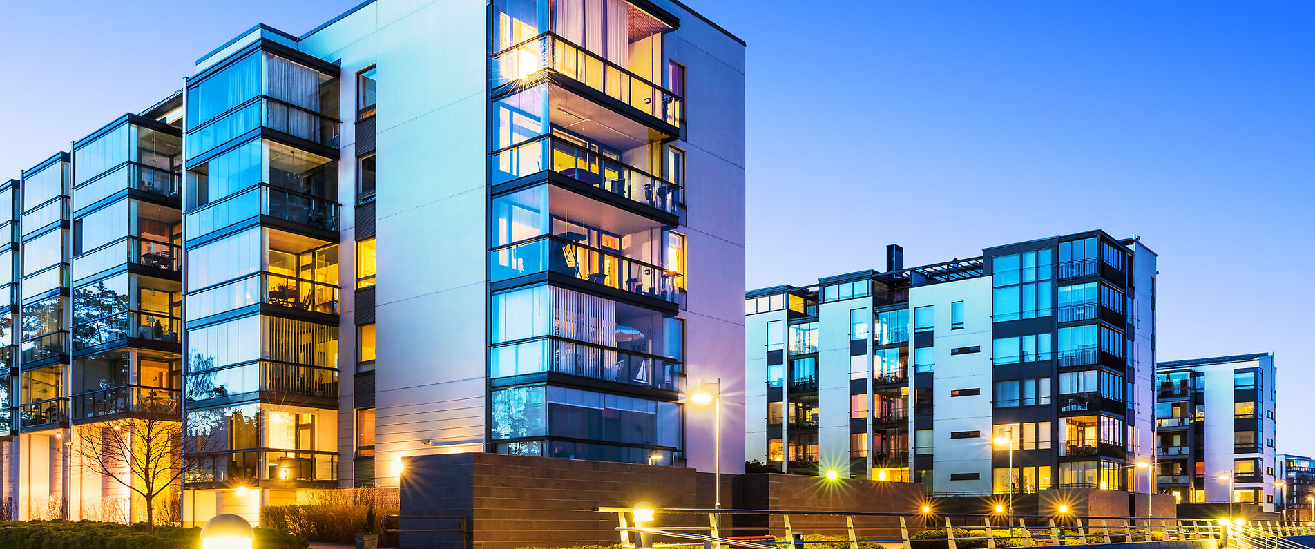 Residential building with Active Windows installations