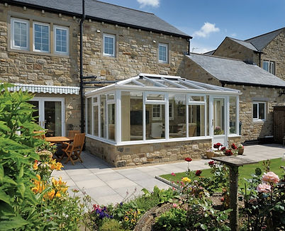 Ultra Frame glass conservatory roof close-up detail