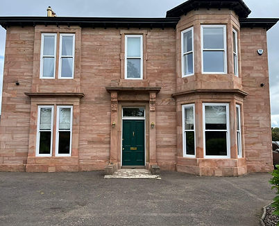 Sash window installation on period property