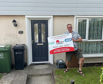 Urban Solid composite door installation by Active Windows