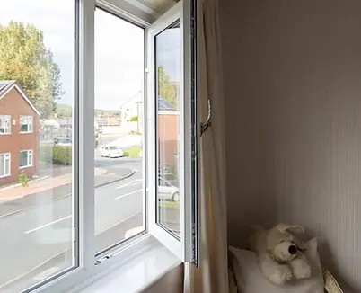 uPVC casement window fitted