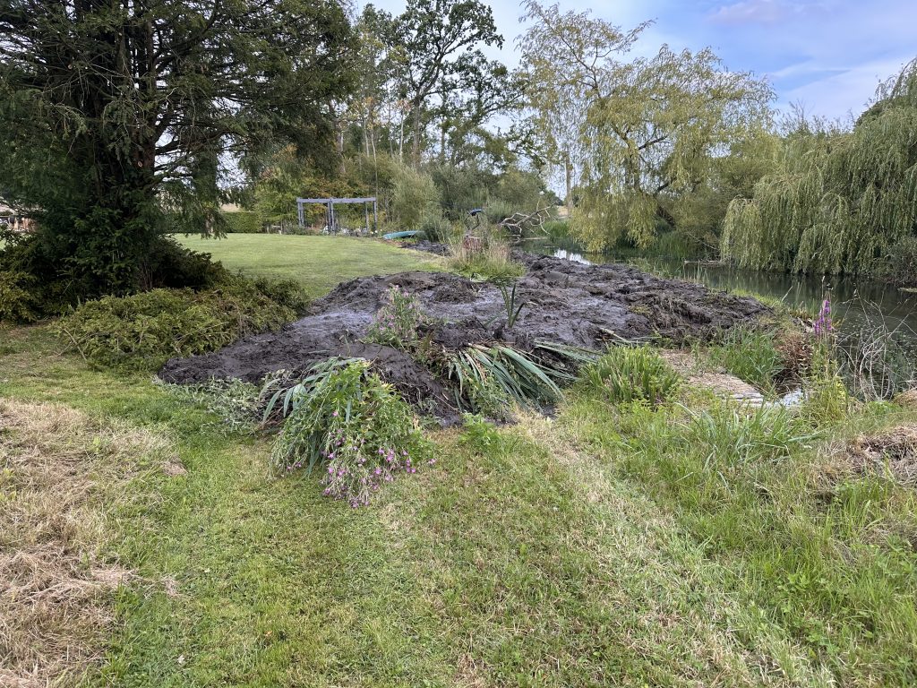 River bank clearance at Dunkertons