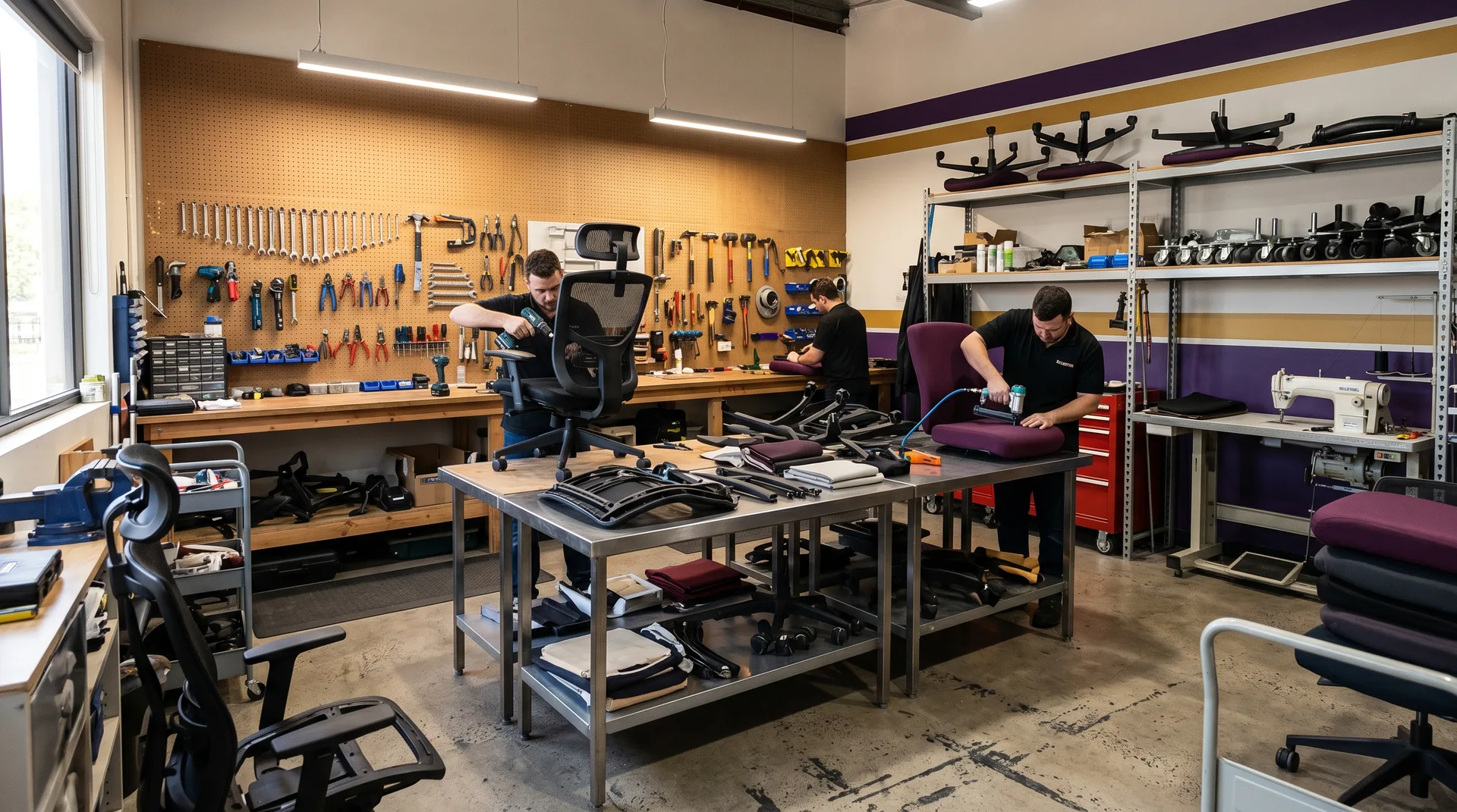 The Chair King workshop