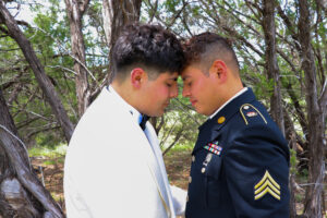 Intimate elopement ceremony