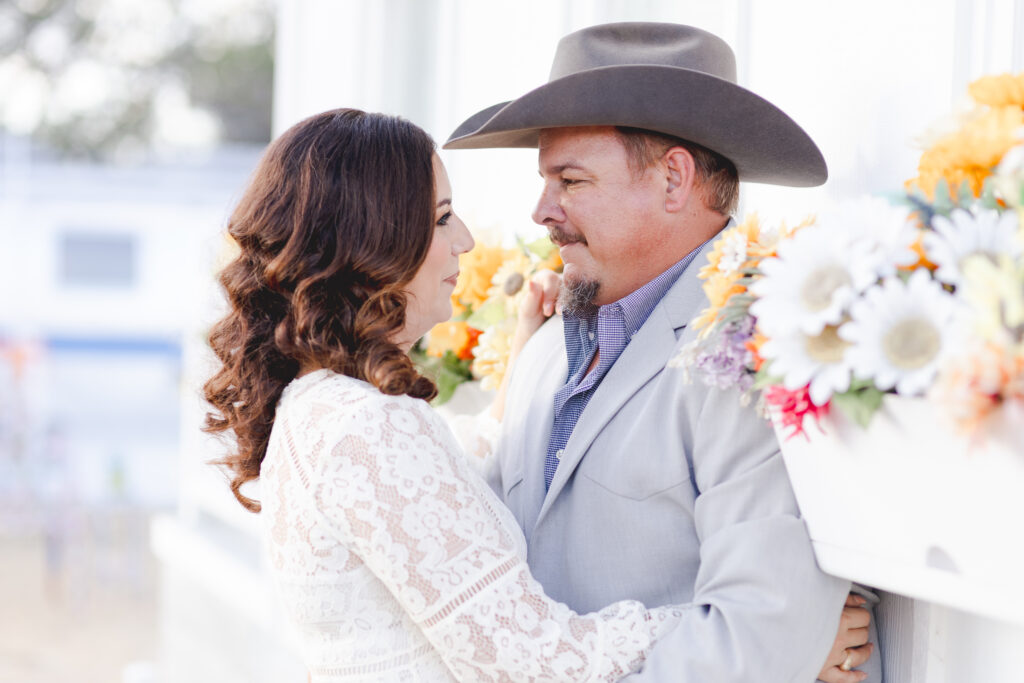 Beautiful outdoor courtyard at Star Hill Ranch