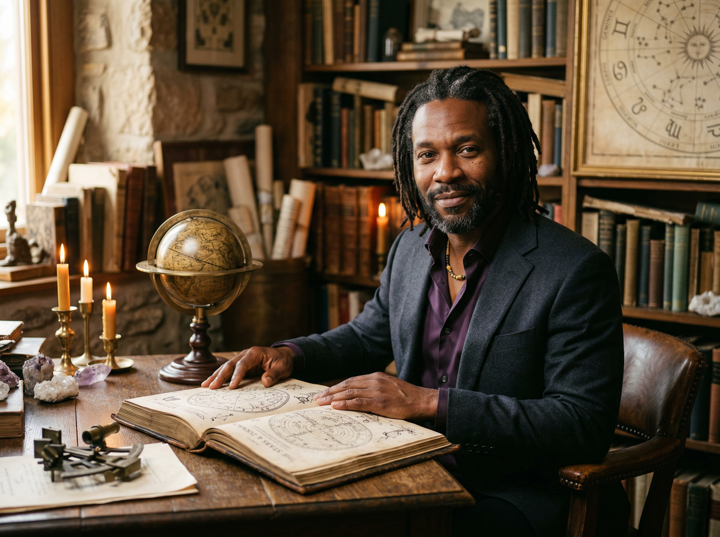 Israel Ajose, D. Psych. Astrol - Founder of Sacred Planets, professional astrologer with over 20 years experience