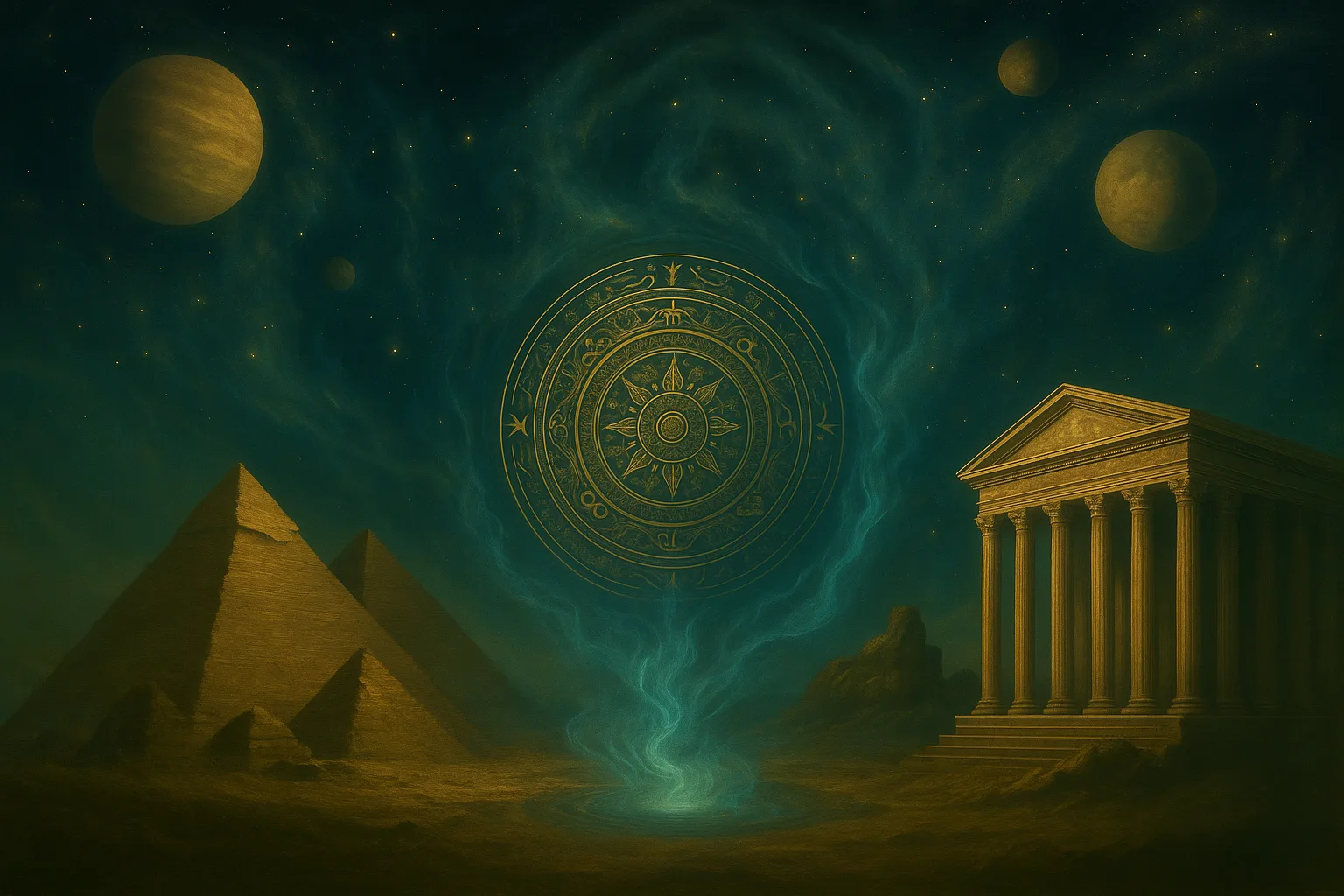 Sacred Planets astrology course learning environment with celestial charts