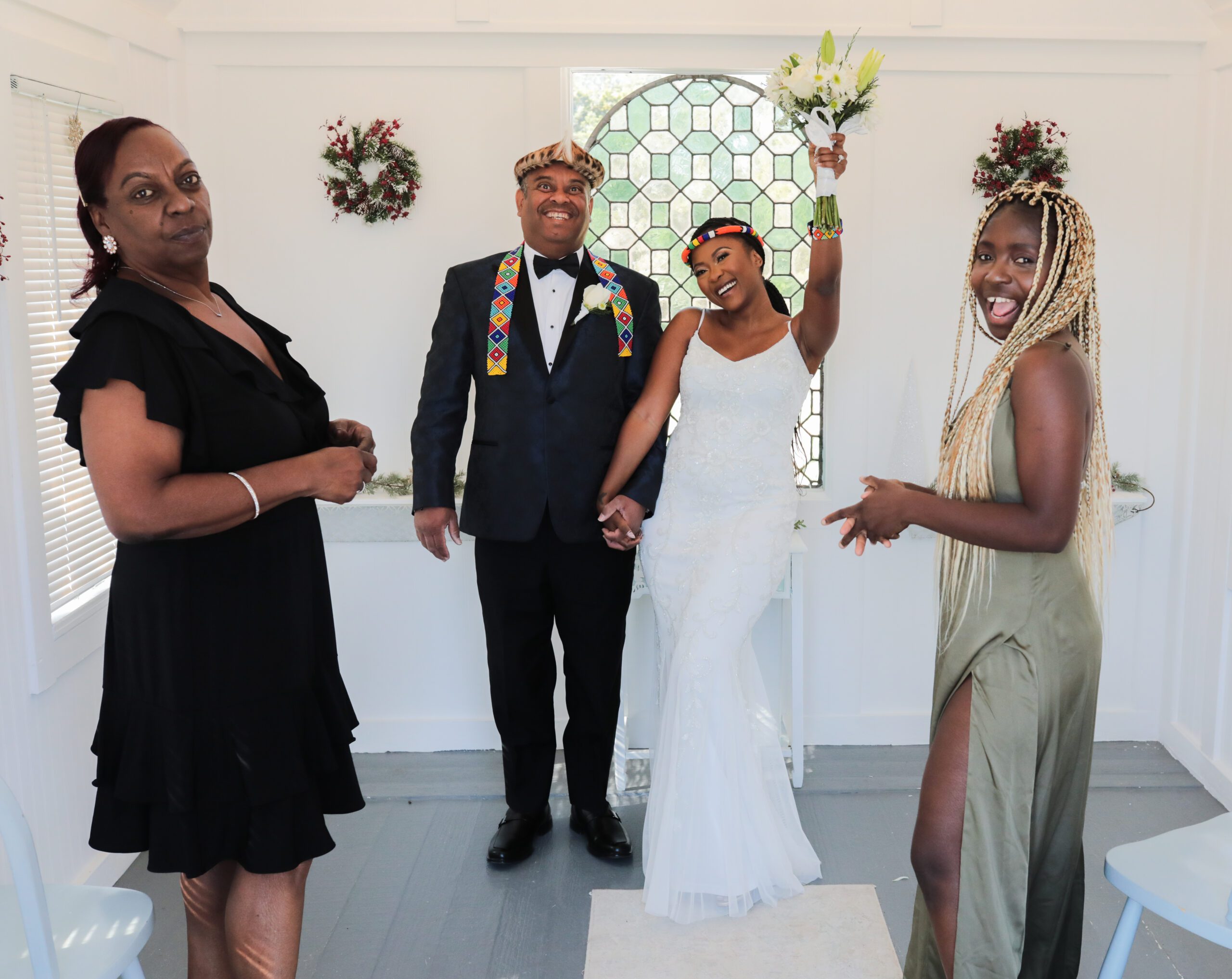 Intimate wedding ceremony in Austin