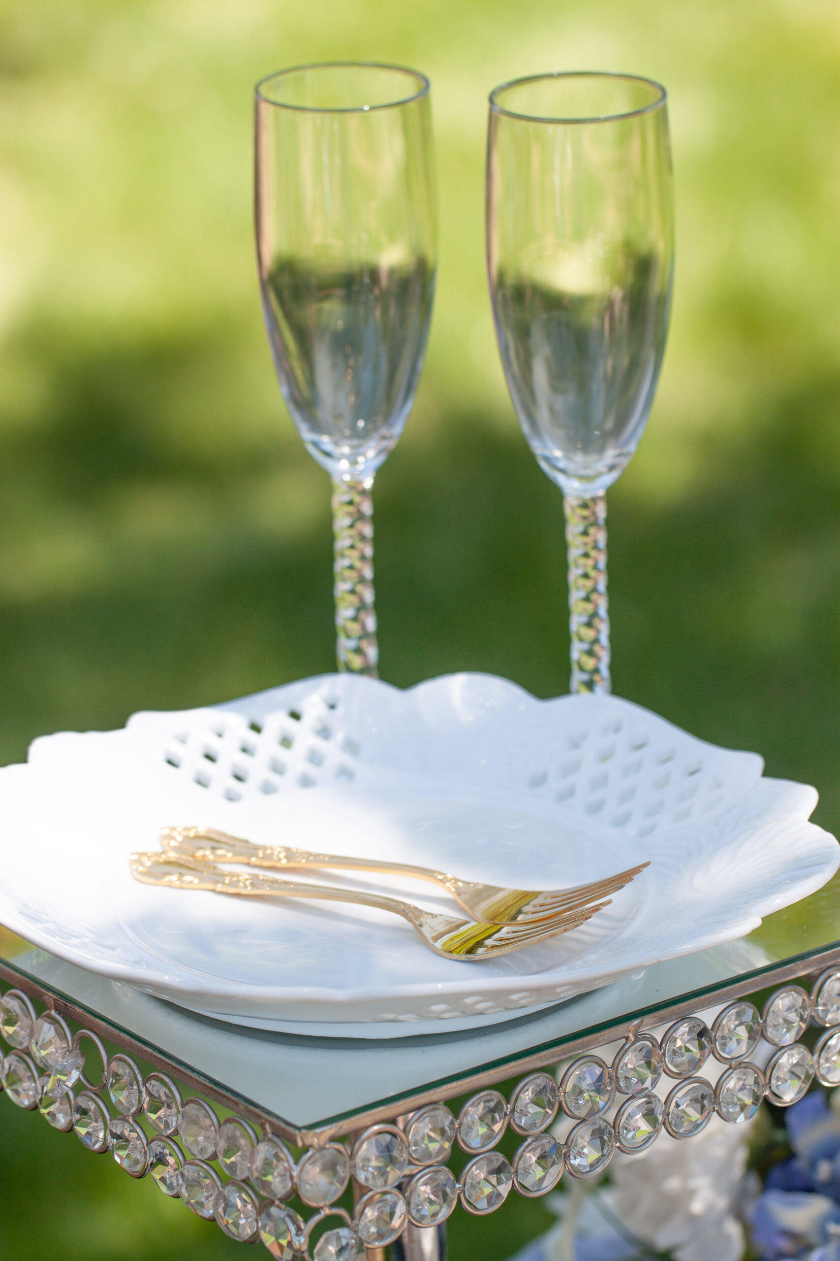 Professional wedding photographer capturing an intimate moment