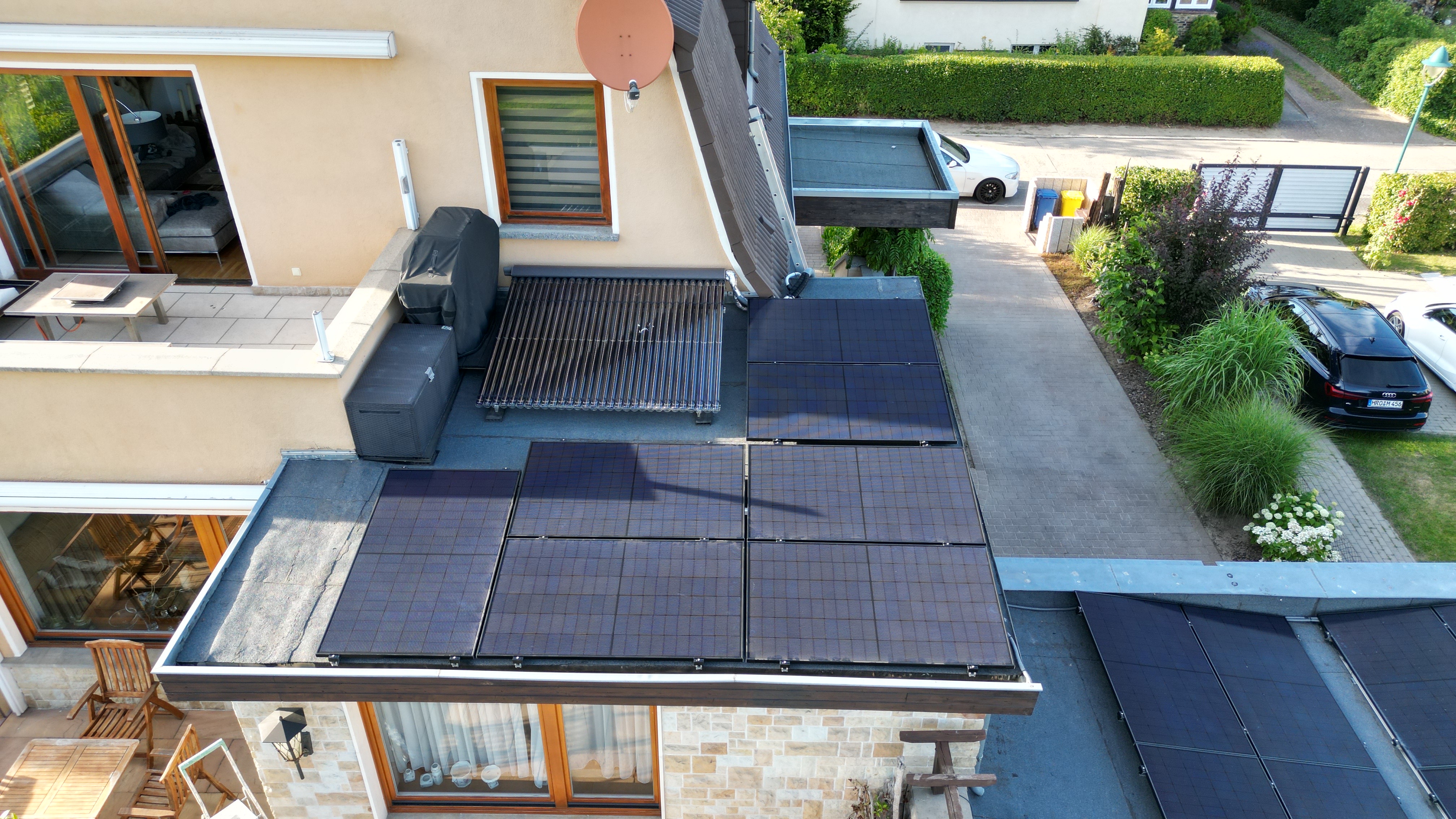 Photovoltaikanlage auf einem Hausdach