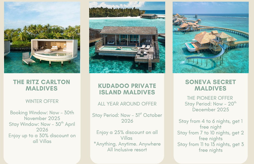 Luxury overwater bungalows in crystal clear tropical lagoon