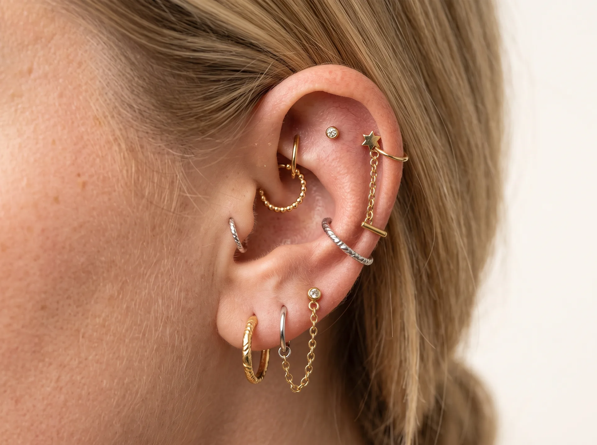Ear Lobe Piercings at Mr Tattoos Burlington NJ