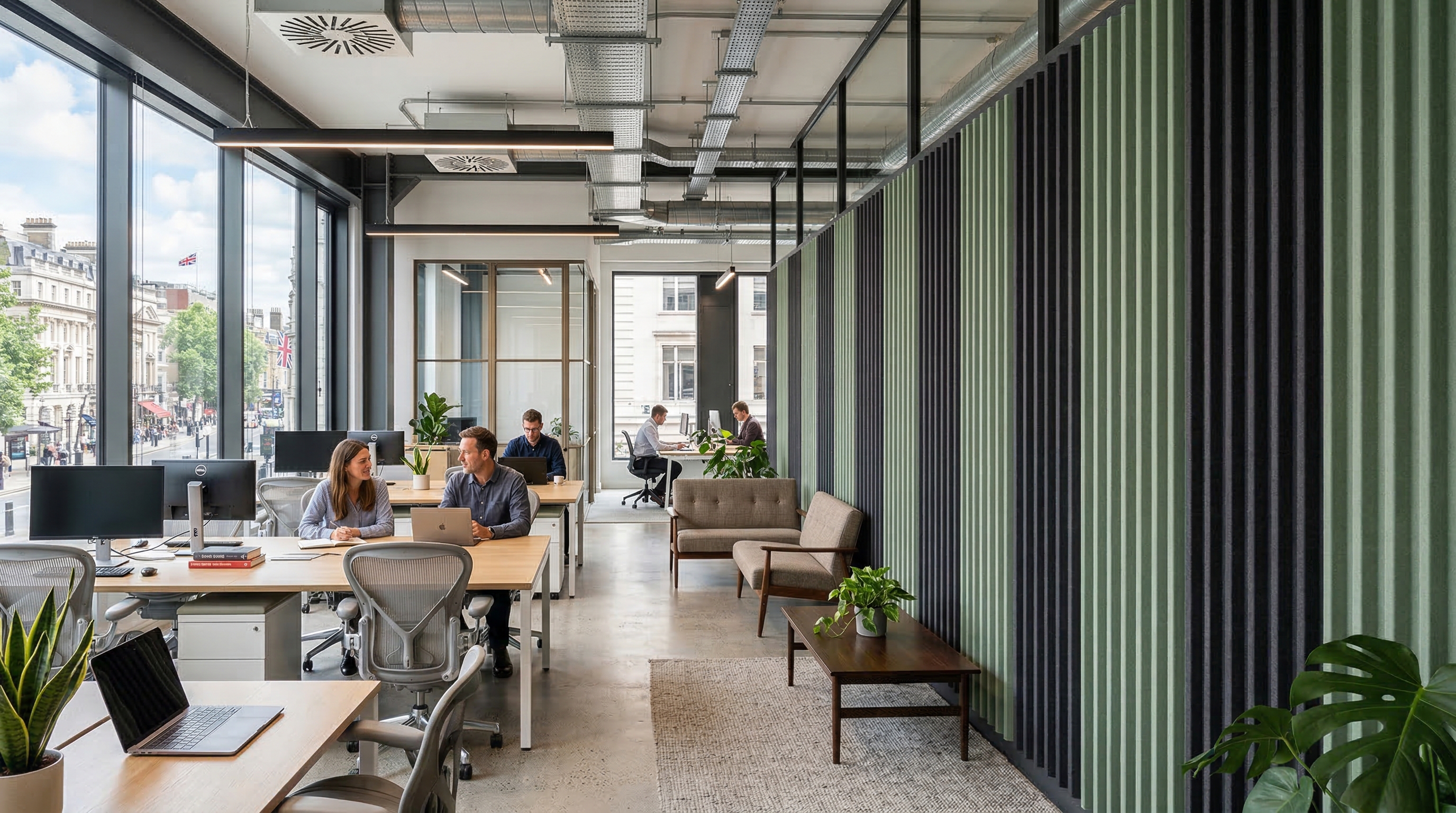 PET Ribbed Wall Panels — PET acoustic panels