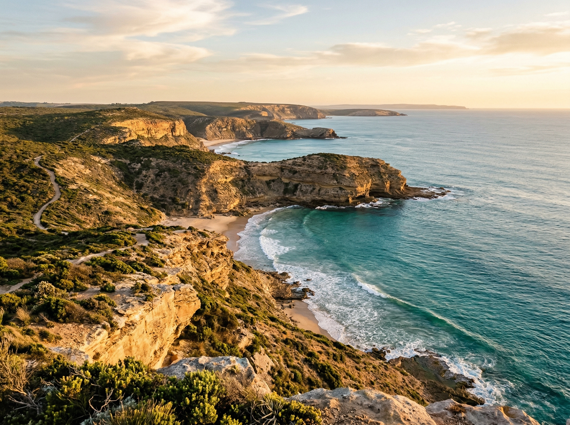 South Australian coastal views scenic headlands