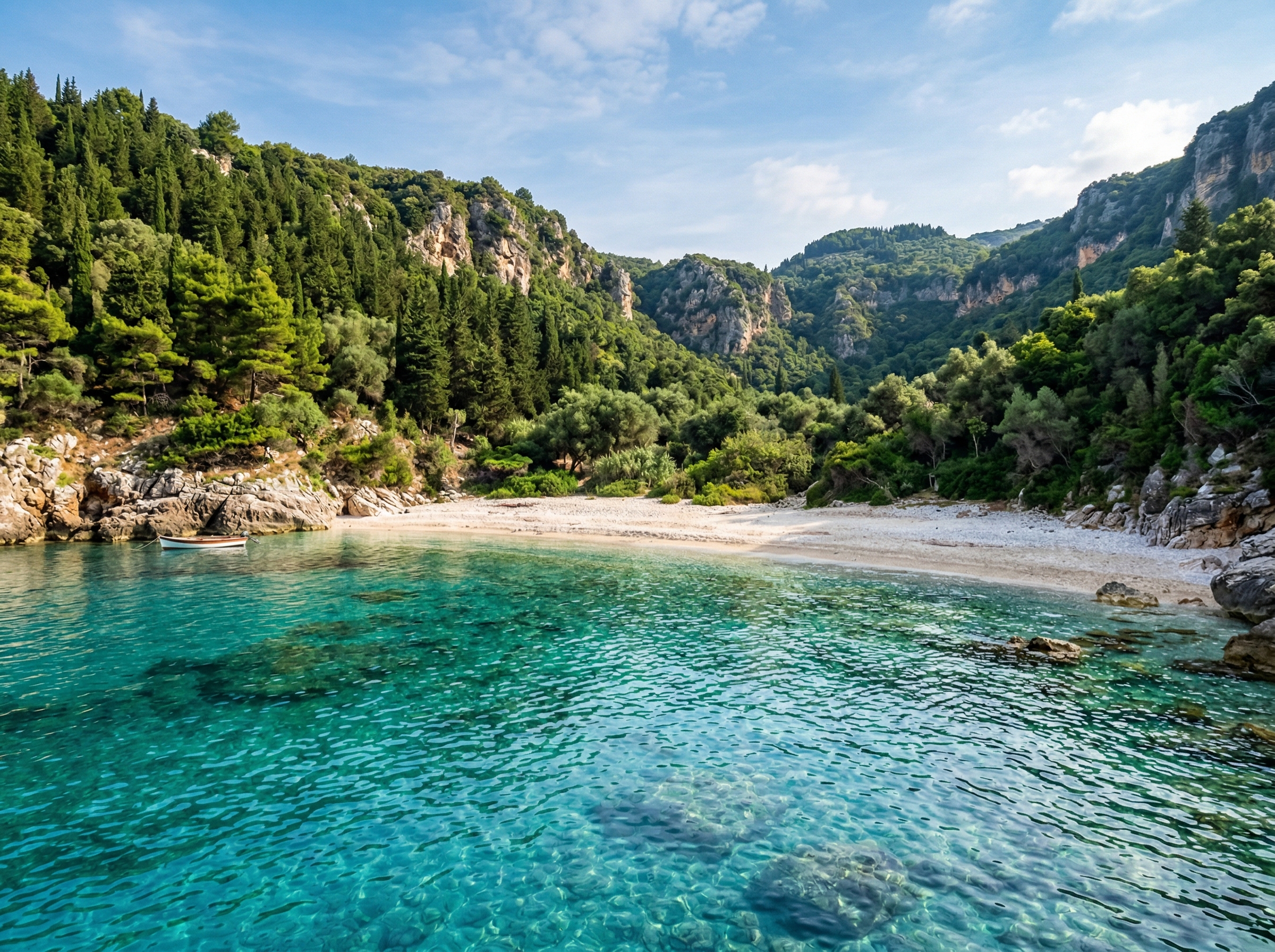 Myrtiotissa beach, Corfu, Greece