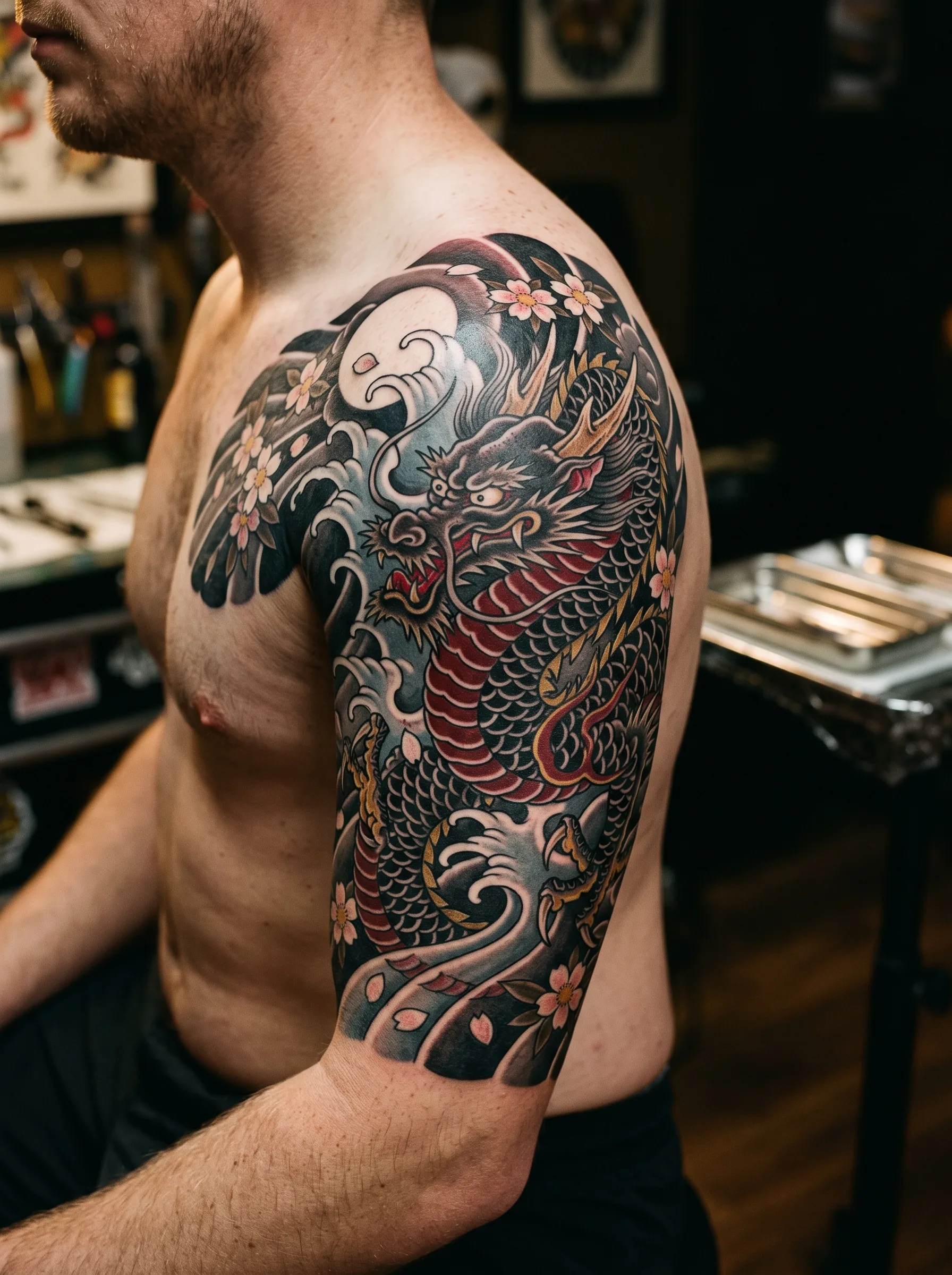 Japanese tattoo at Mr Tattoos Burlington NJ