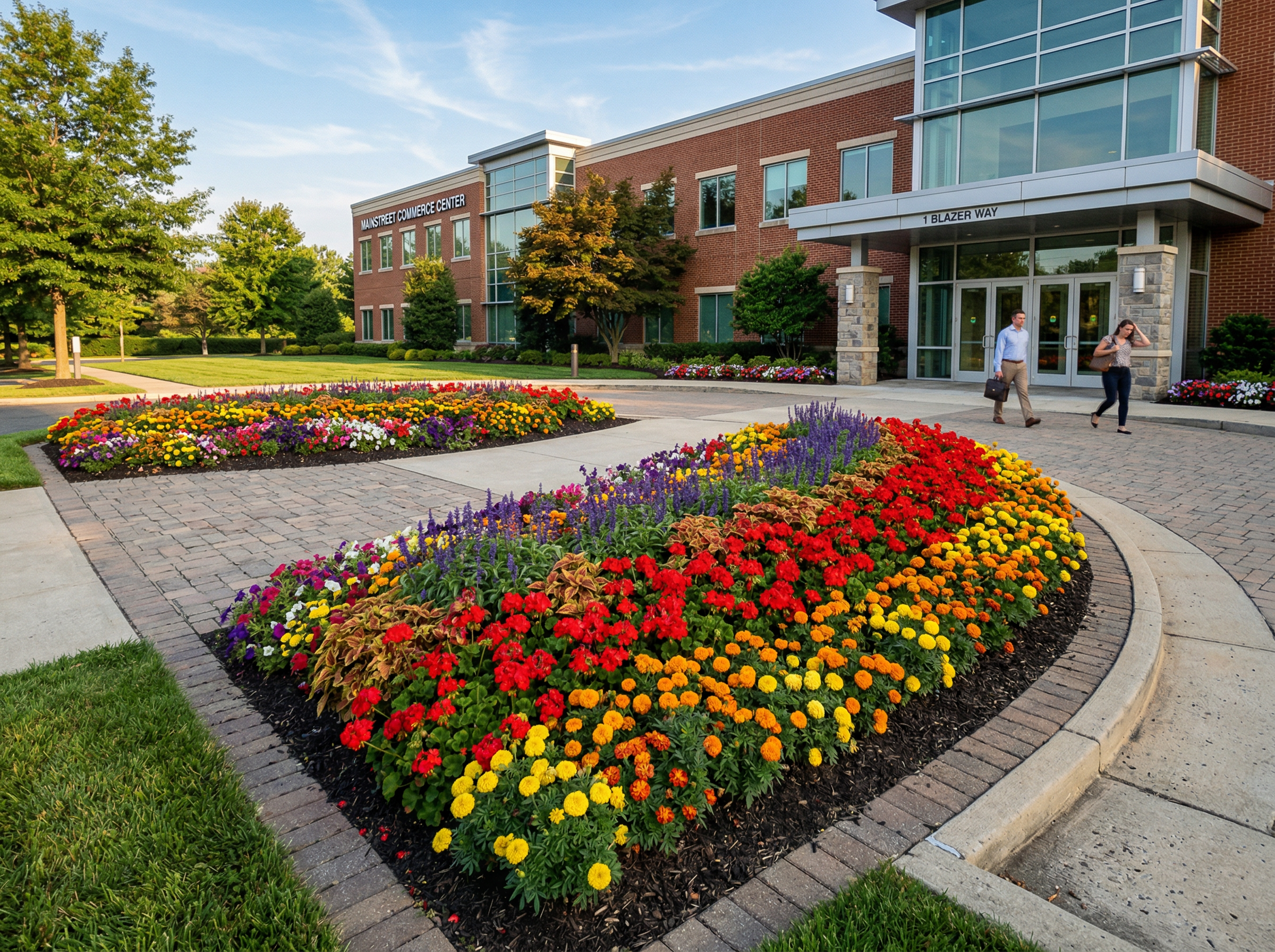 Seasonal Color service by Sunset Lawn and Landscape in Marlton NJ