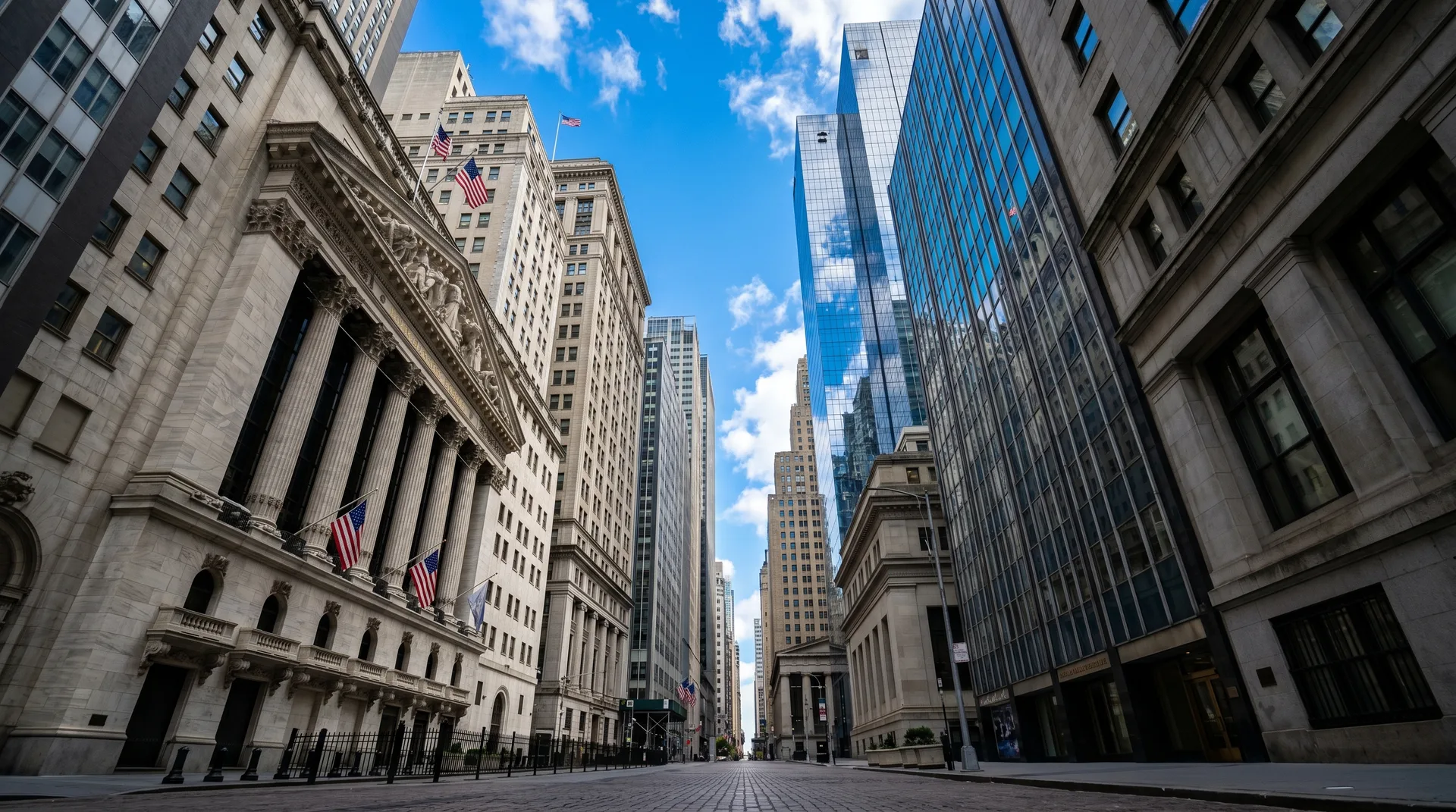 US financial district representing the center of global corporate power for B2B outreach