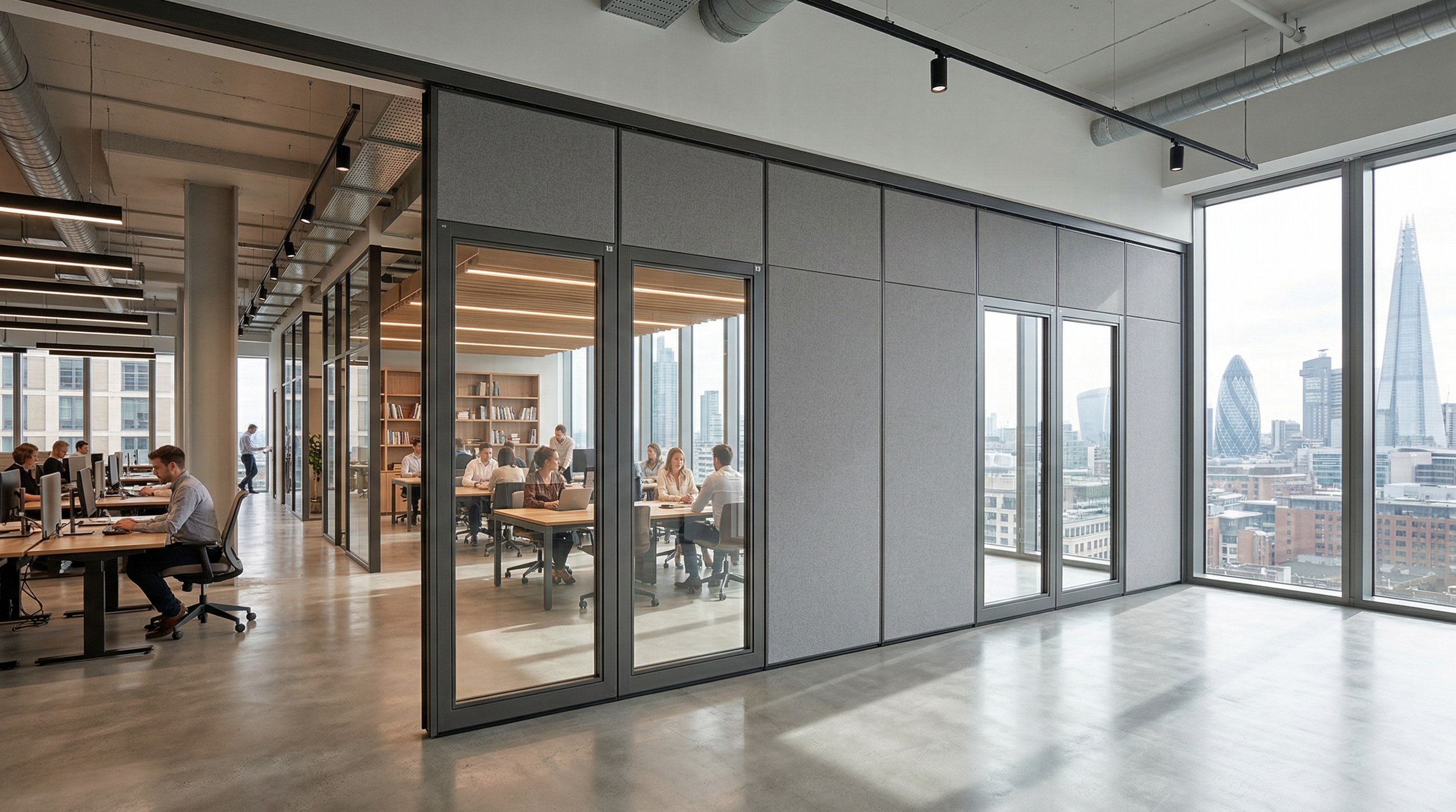 Movable Acoustic Walls — ModernGlide UK movable wall systems