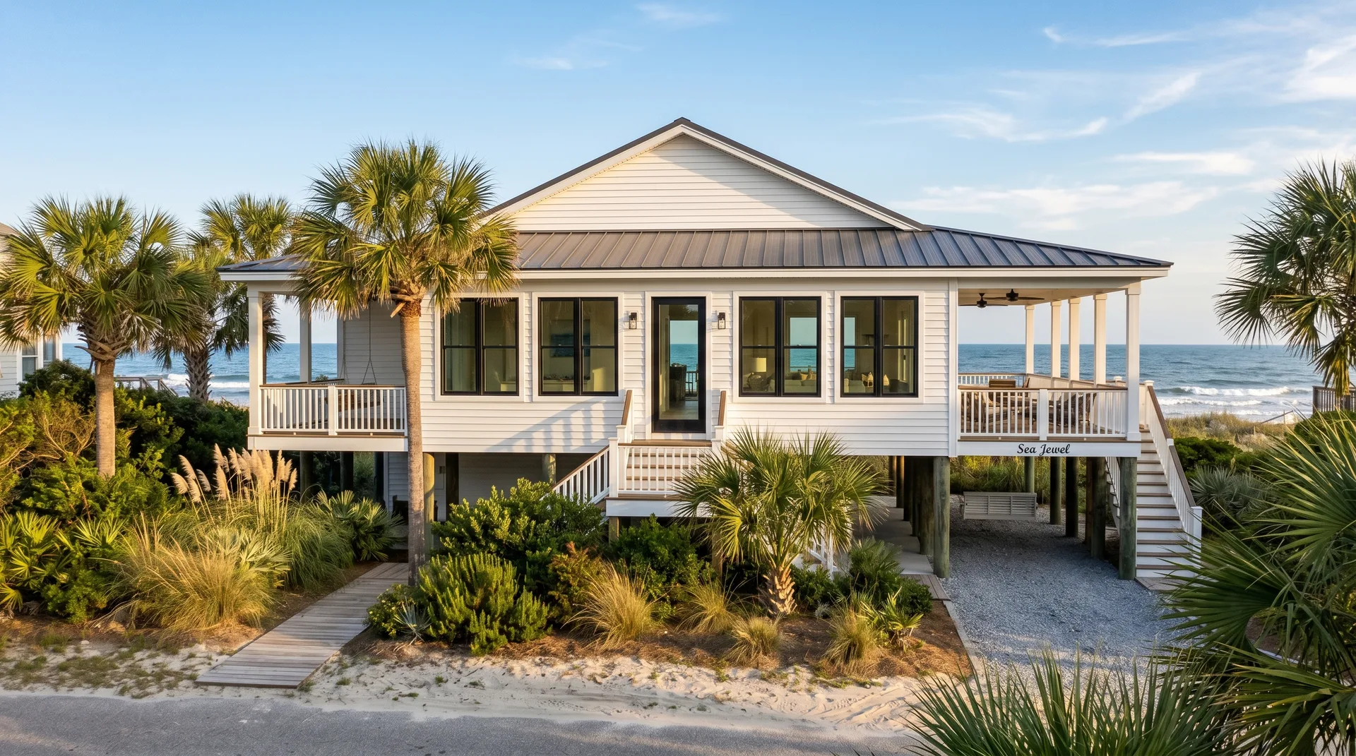 Beautiful coastal home with premium windows in Edisto Beach SC