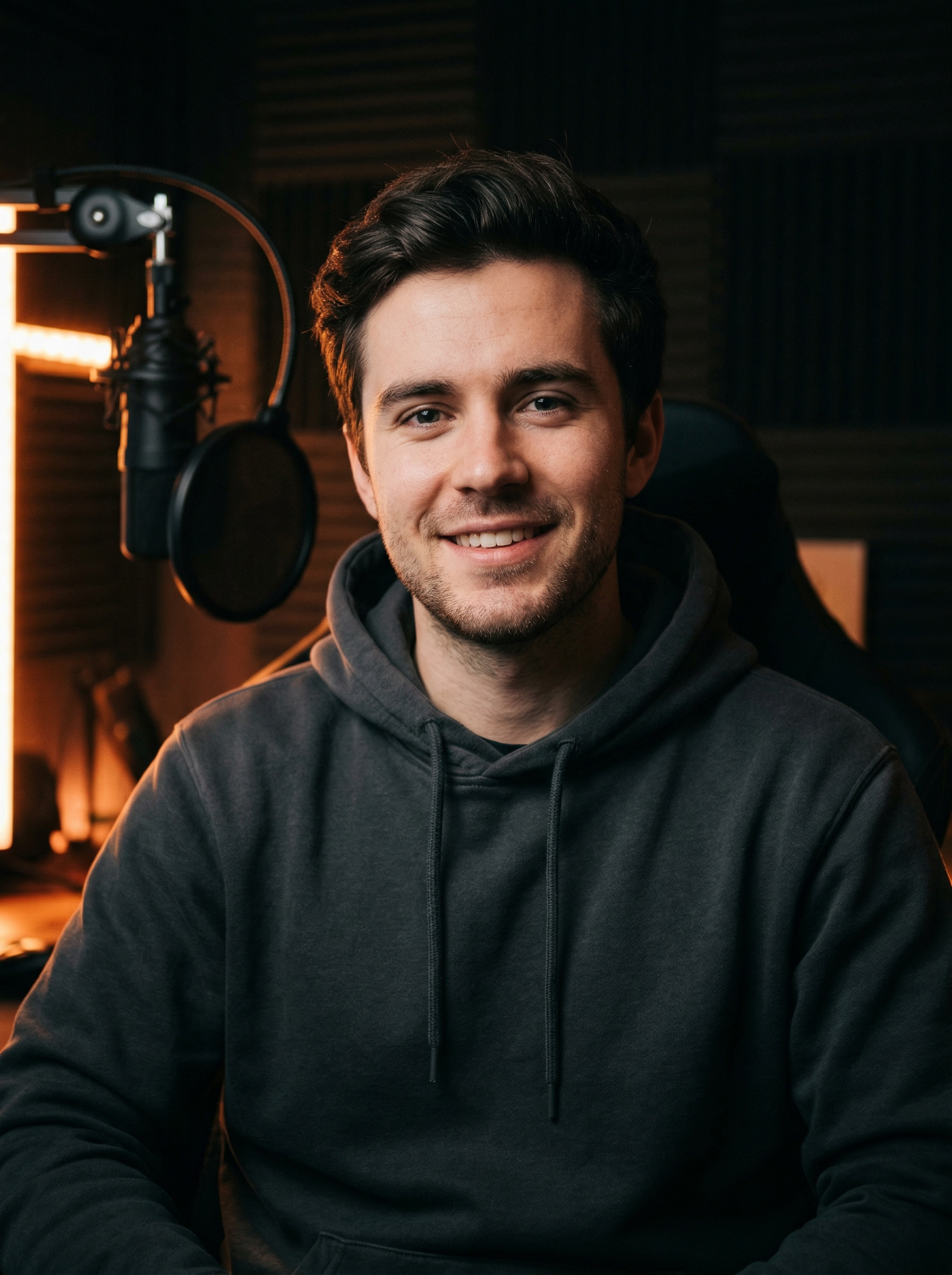 Alex Bedford — creator and streamer in his studio