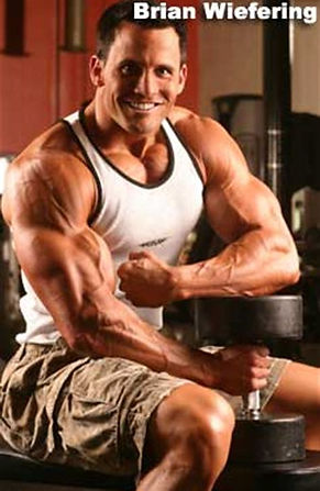 Brian Wiefering performing arm curl