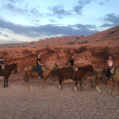 Family horseback riding adventure near Las Vegas Strip