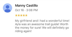 Birthday party trail ride for kids in Rainbow Gardens Desert near Las Vegas