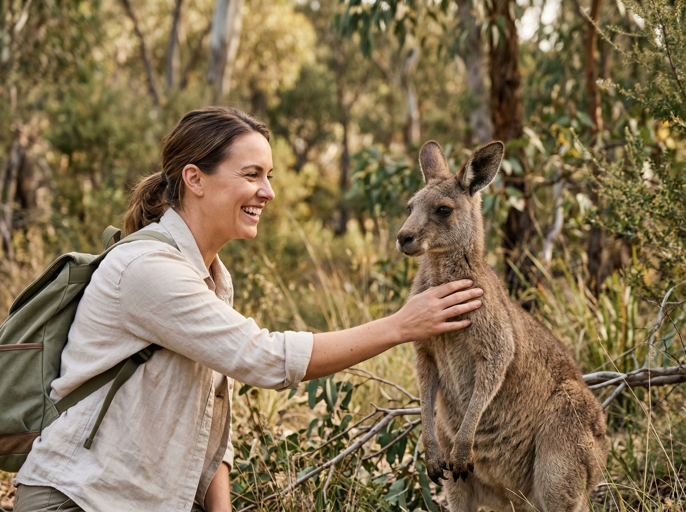 Adelaide Hills scenic green valley and winery