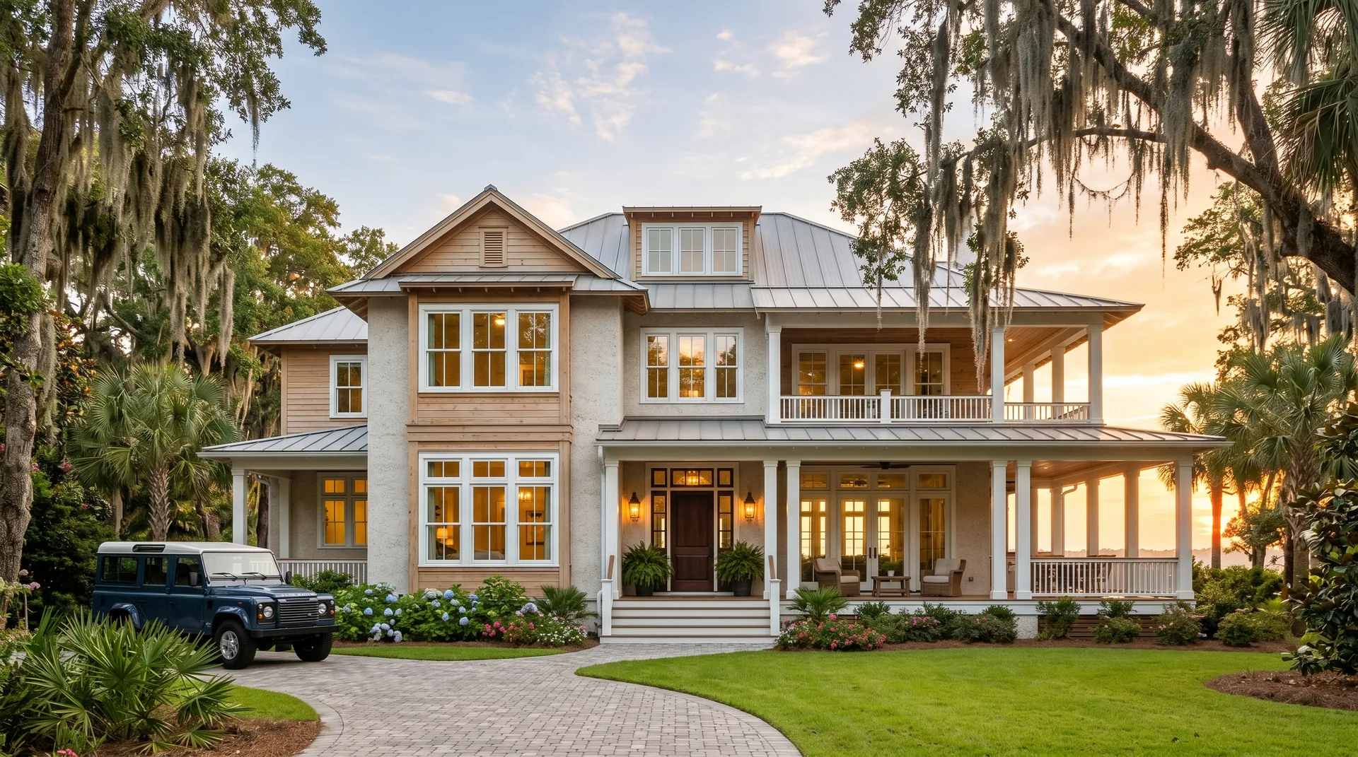 Luxury coastal home with premium vinyl windows in Hilton Head, SC