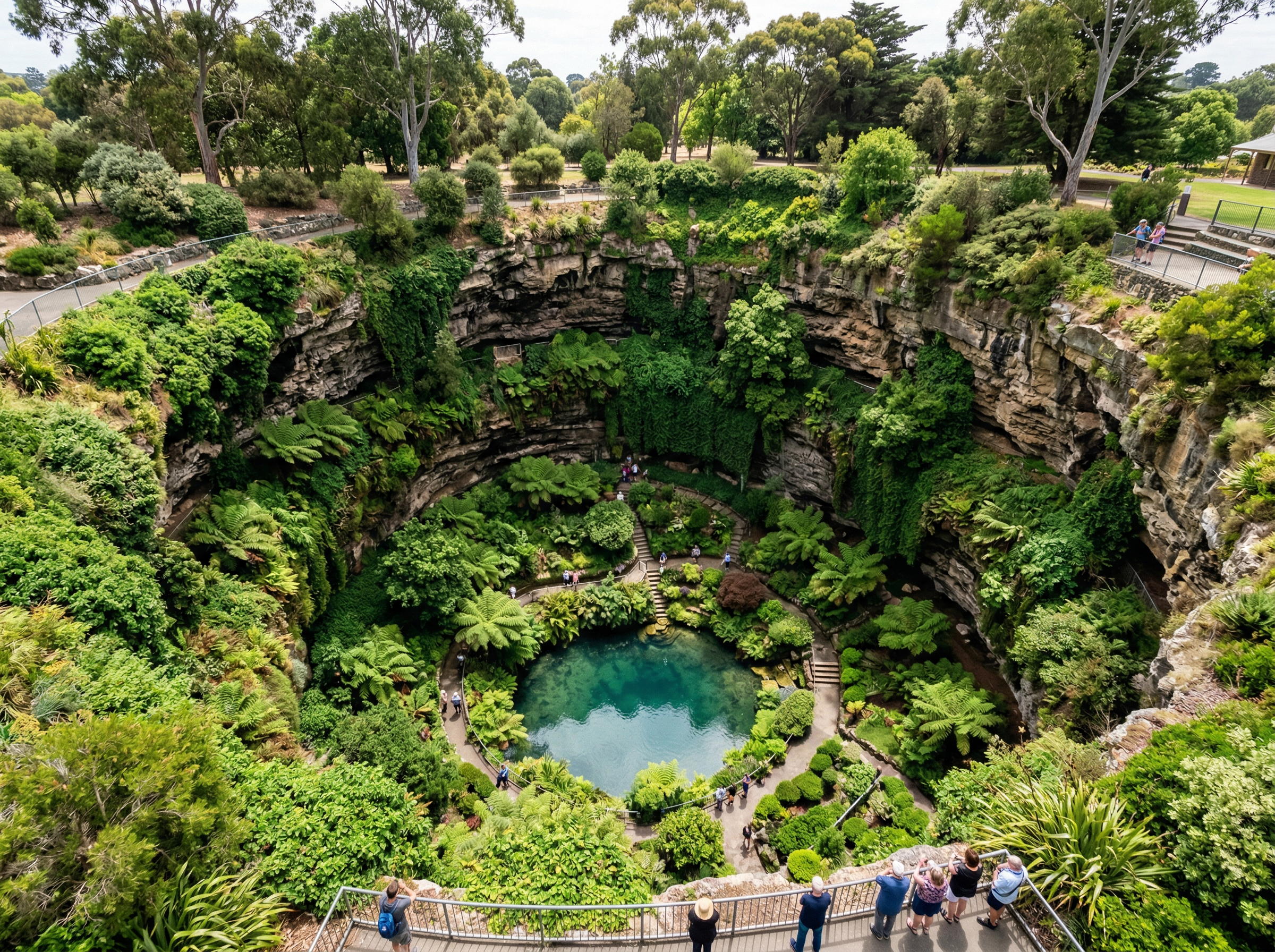 Umpherston Sinkhole cave Mount Gambier South Australia