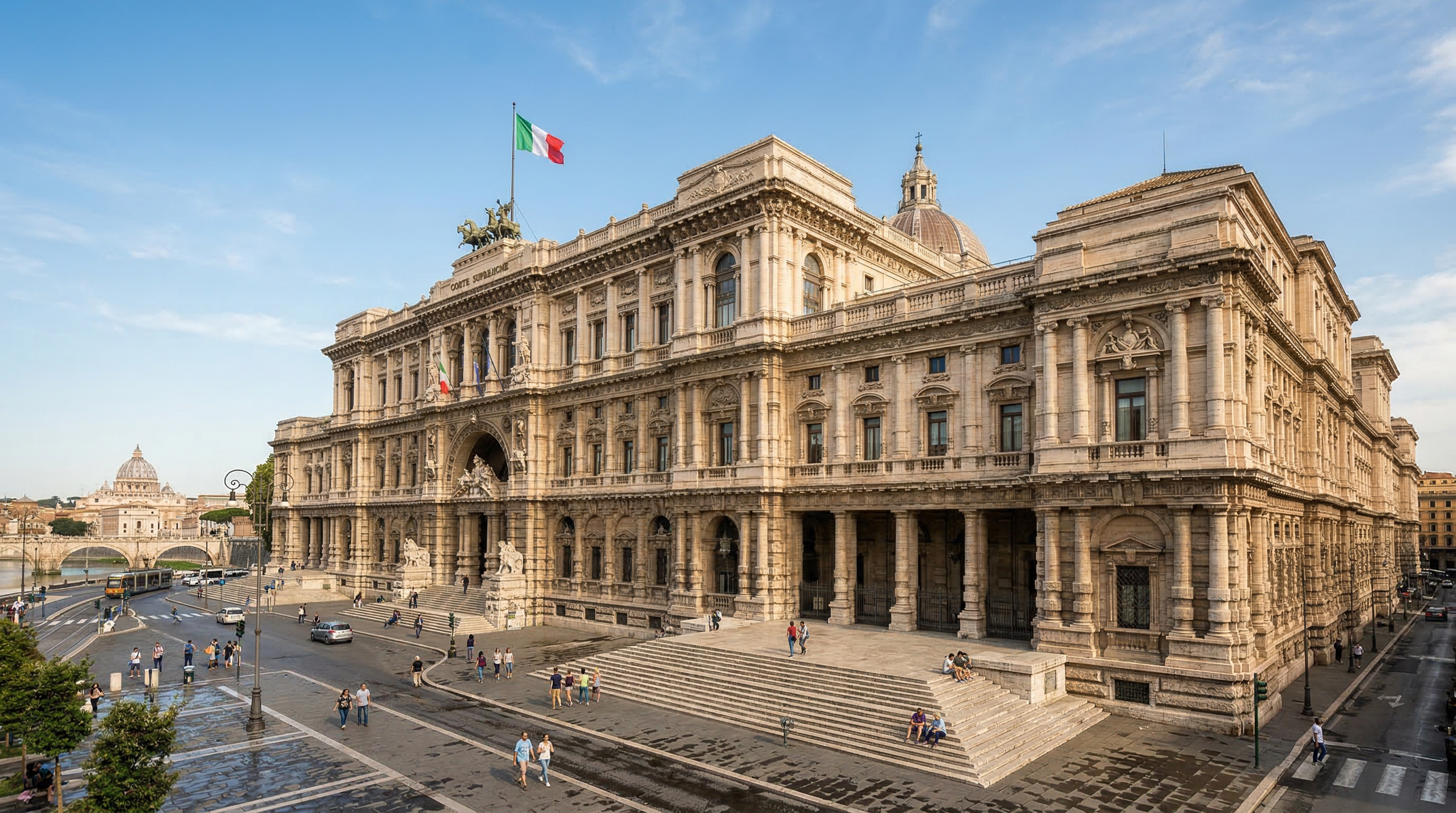 Italian Supreme Court building in Rome
