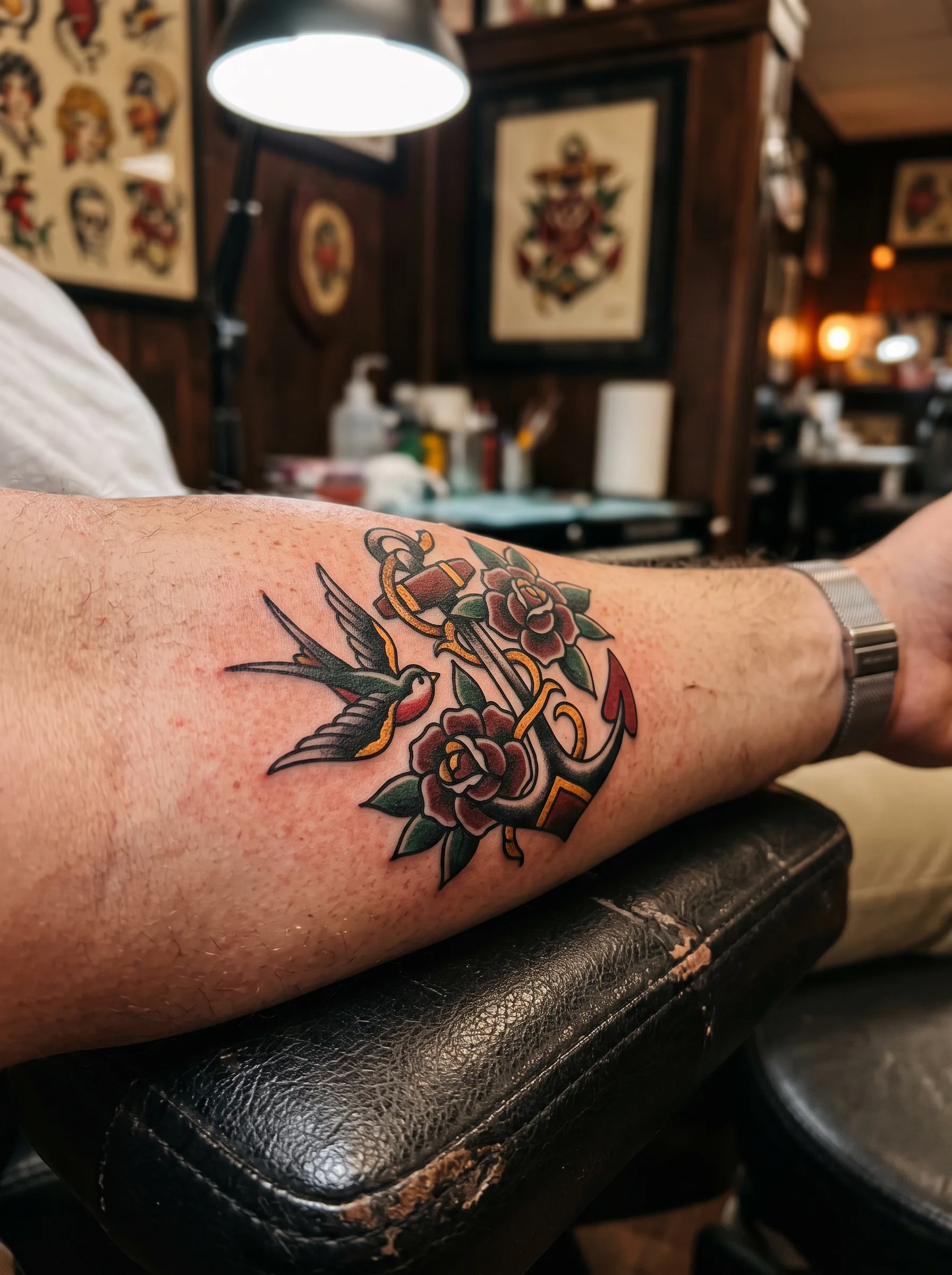 Traditional tattoo at Mr Tattoos Burlington NJ