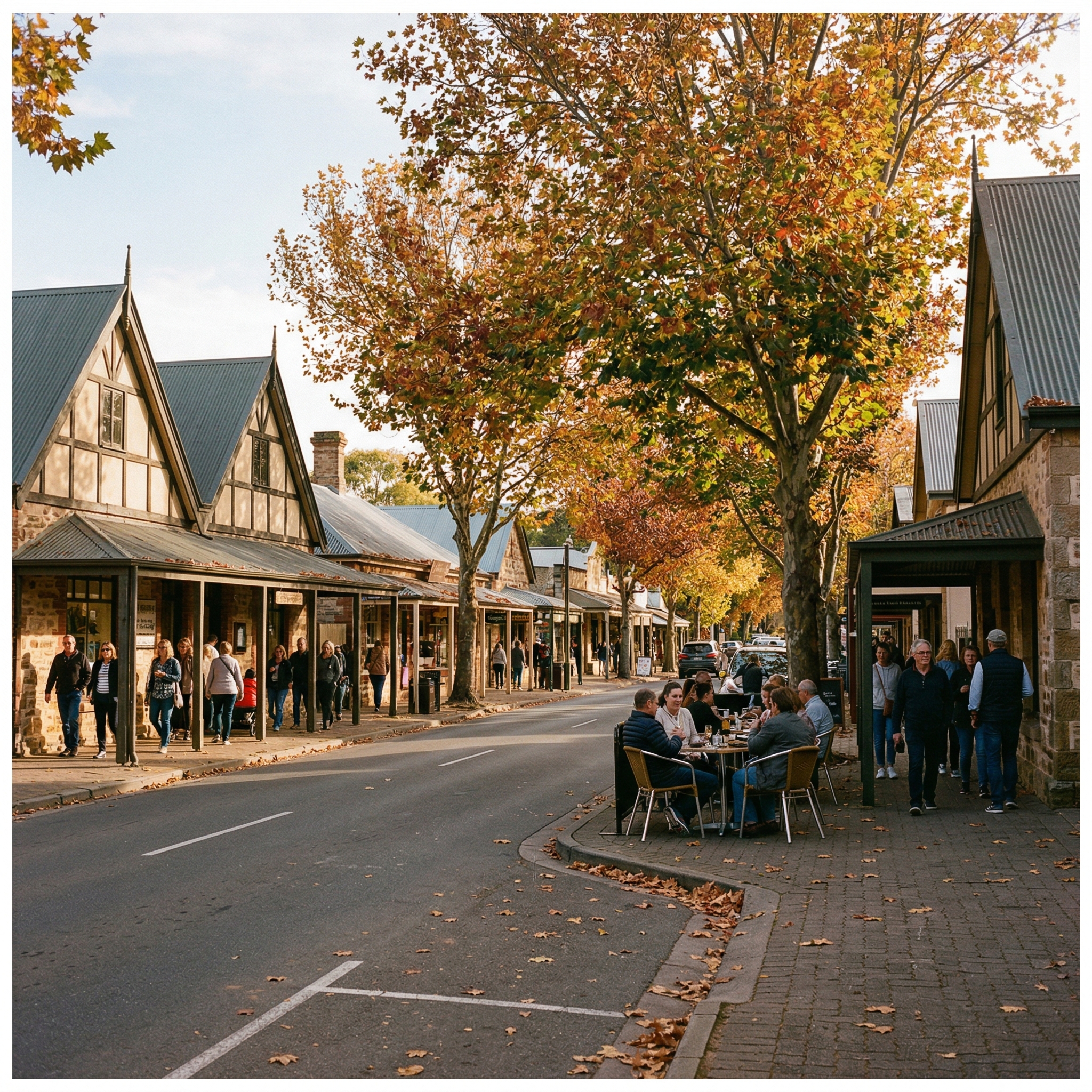 Hahndorf main street Adelaide Hills