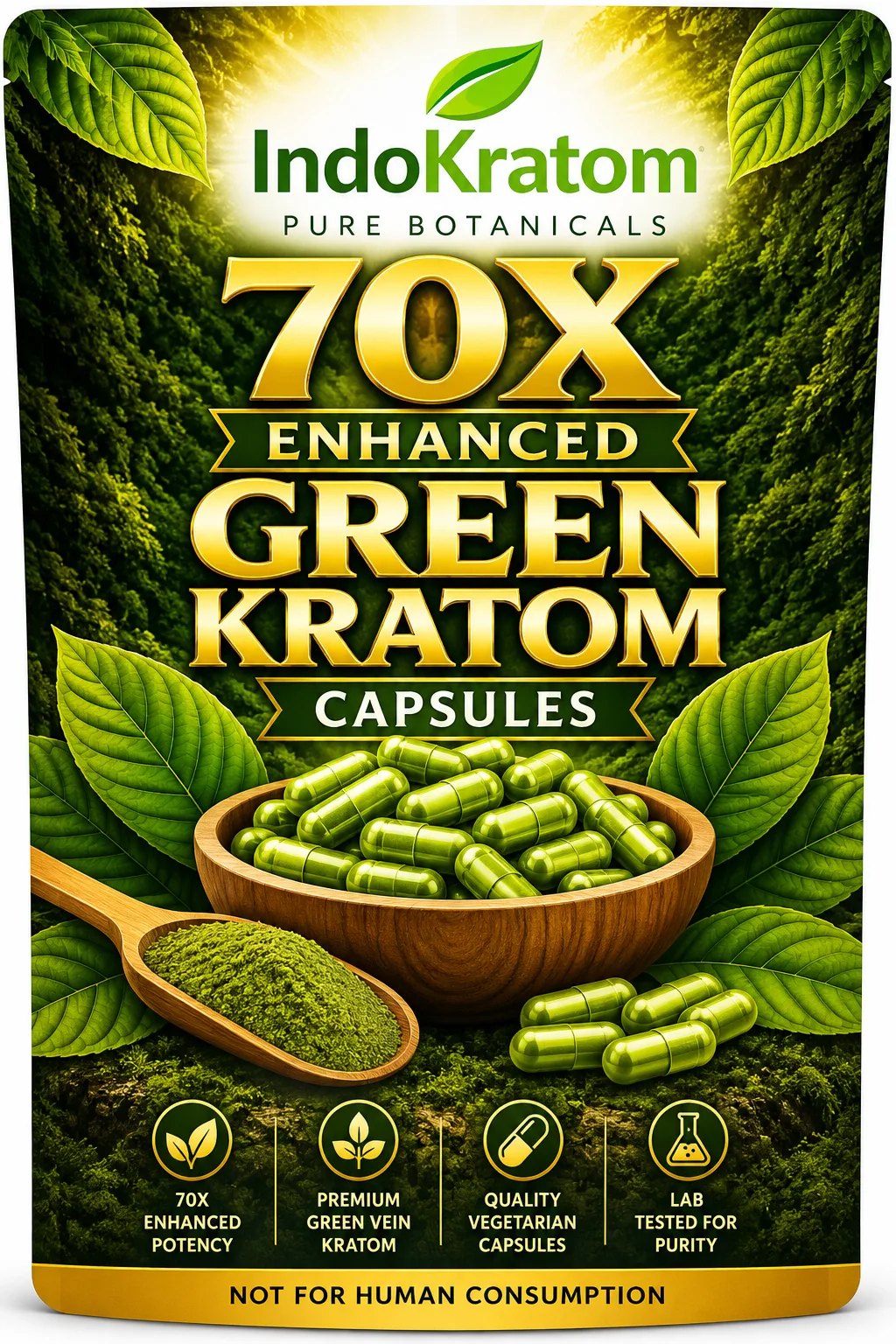 70X Enhanced Green Capsules