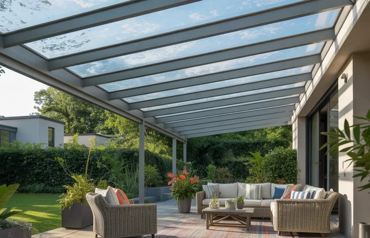 Alu Terrassendach modern