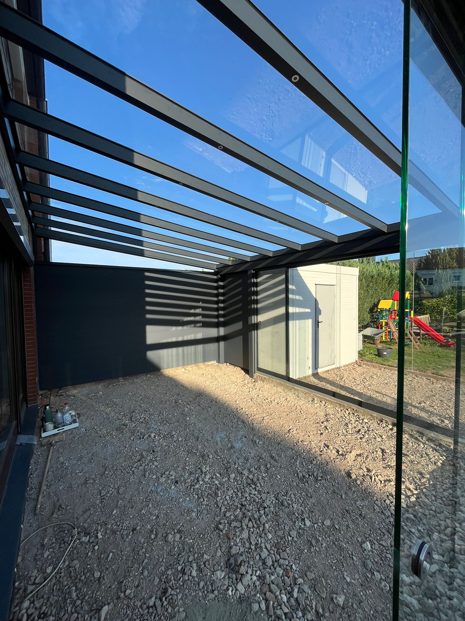 Premium Aluminium Terrassendach Detail