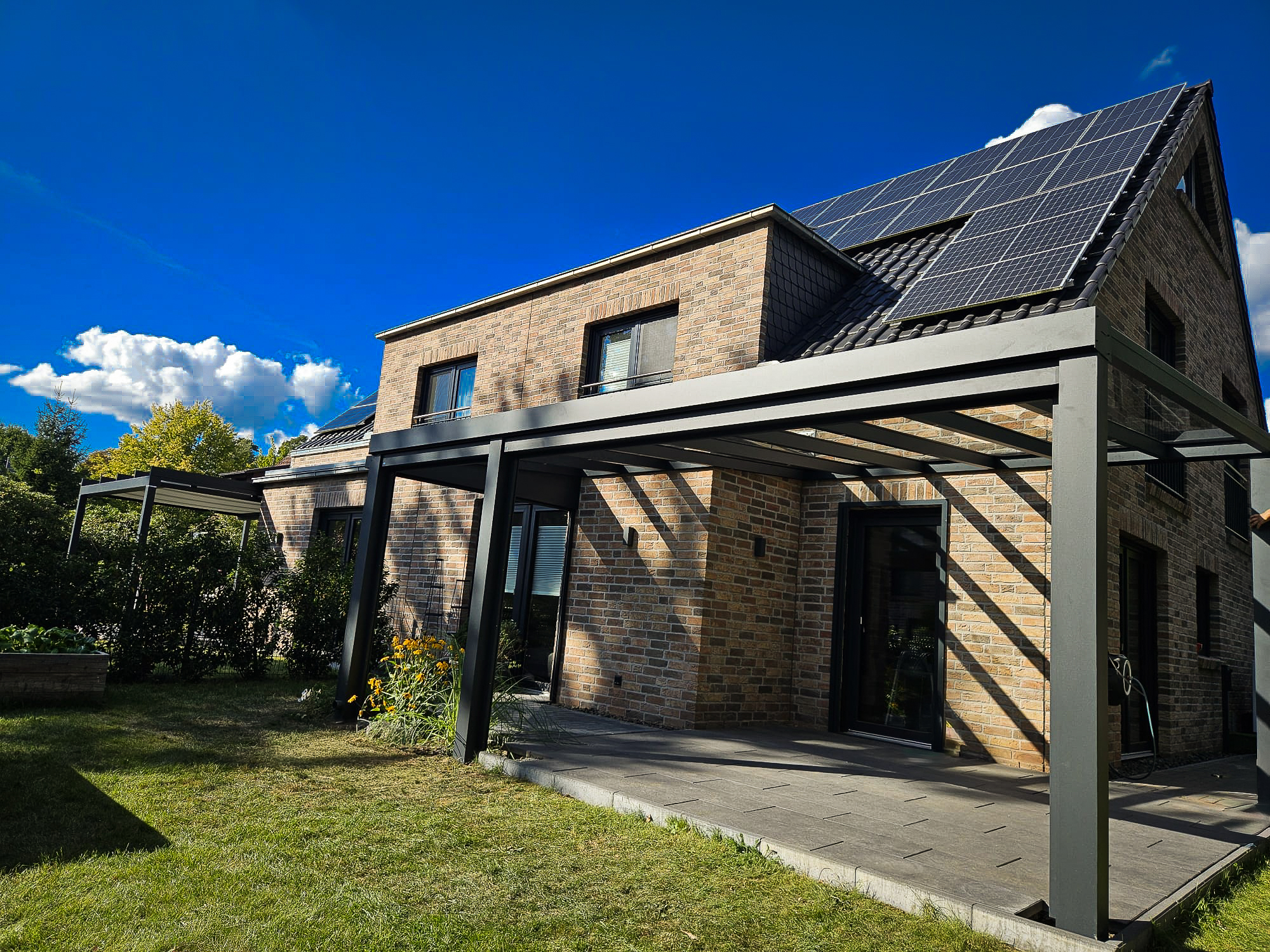 Terrassendach im Winter