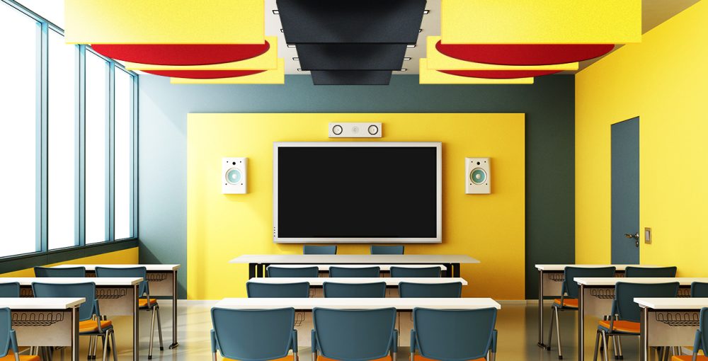 Acoustic Wall Panels for Education Classrooms – BB93 Compliance