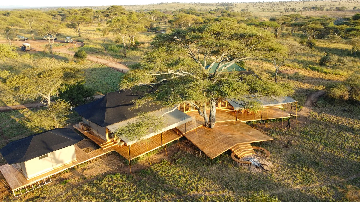 Remote African wilderness landscape