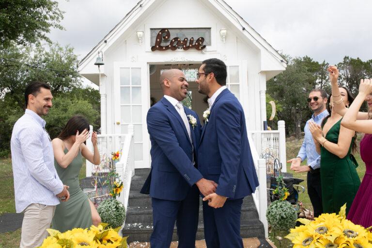 The Maxi Plus elopement package at Chapel of Love Austin