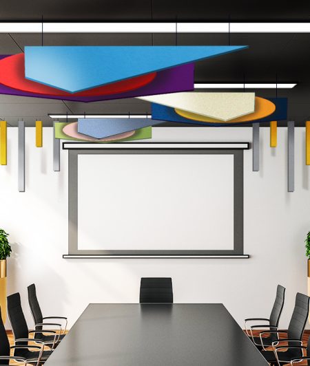 Acoustic Ceiling Baffles example 1