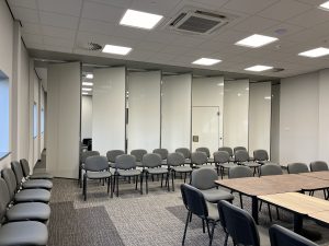 MG100 Movable Acoustic Wall – Derby Racecourse Football Hub