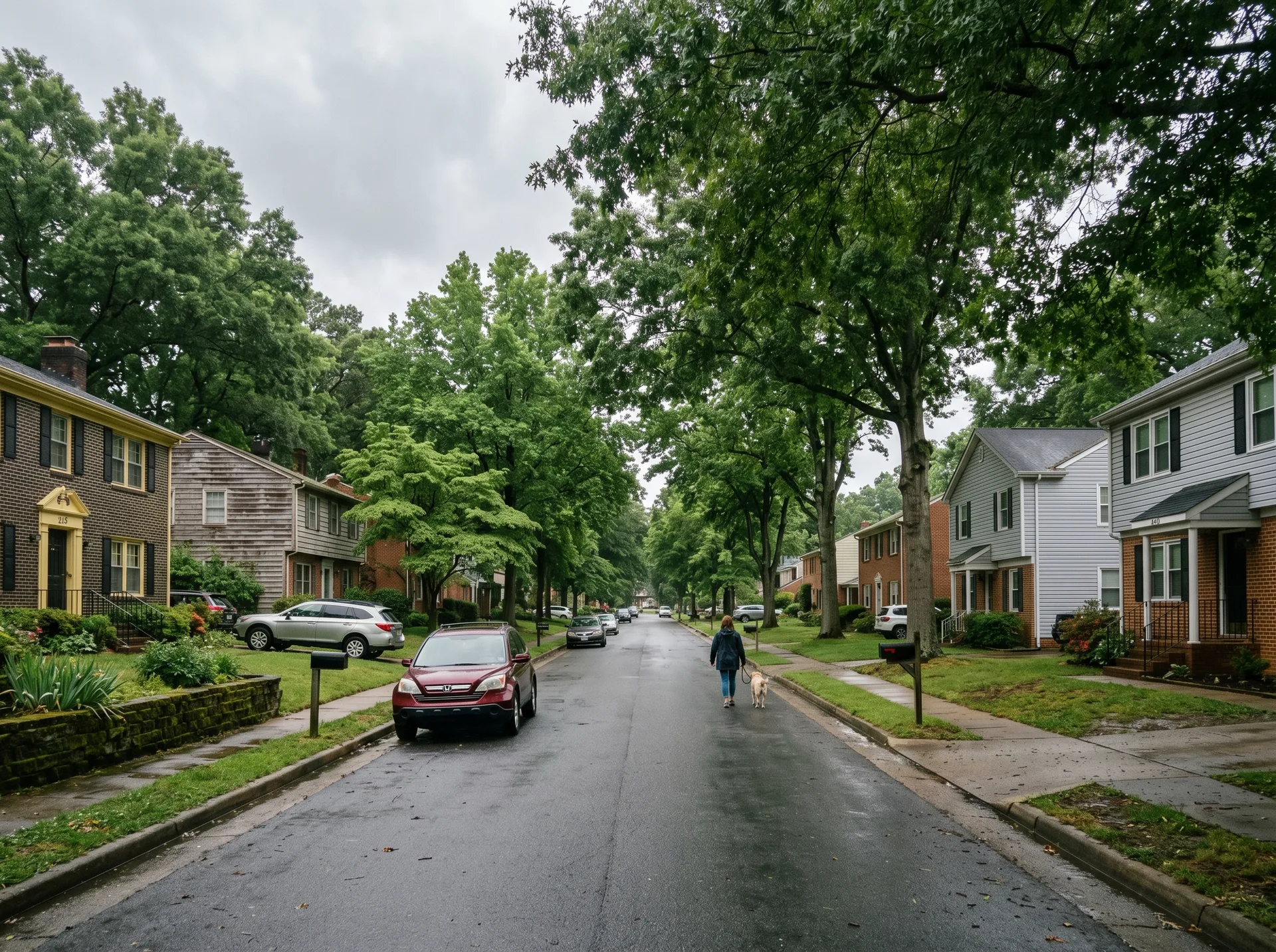 Newport News Virginia residential neighborhood