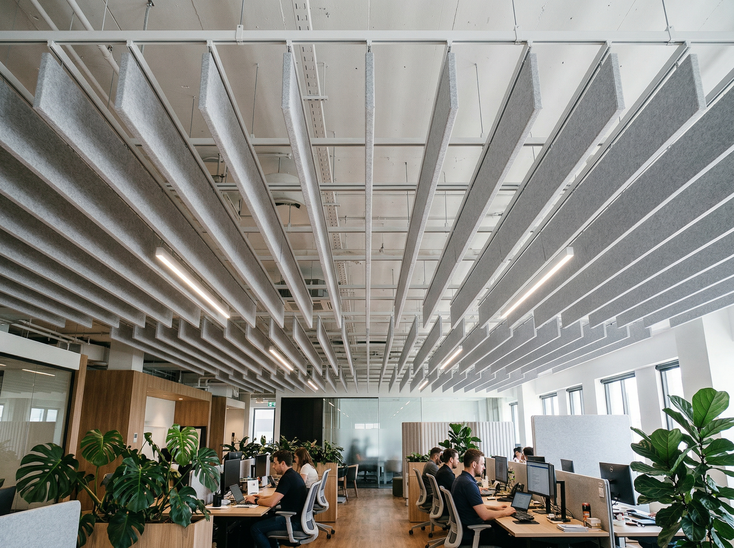 PanelHush Acoustic Panels — ModernGlide UK movable wall systems